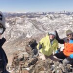 3 amigos llegaron a la cumbre del Cerro Ap Iwan