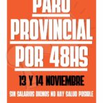 Los trabajadores de la salud anuncian paro por 48 horas ante la falta de respuestas del Gobierno