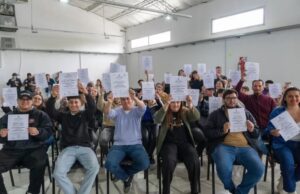 Realizaron el acto de cierre del Ciclo de Formación para el Trabajo en la minería