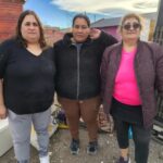 “Tenemos la vida, eso es lo importante”, expresó una de las vecinas afectadas