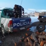 Policías llevaron alimentos y leña a pobladores rurales afectados